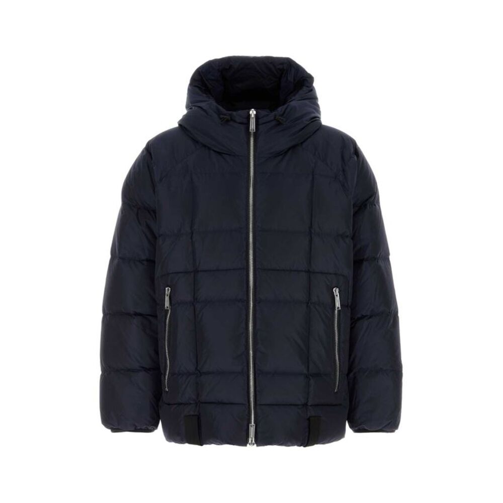 Dsquared Men Navy Blue Nylon Down Jacket